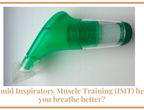 Could Inspiratory Muscle Training (IMT) help you breathe better?